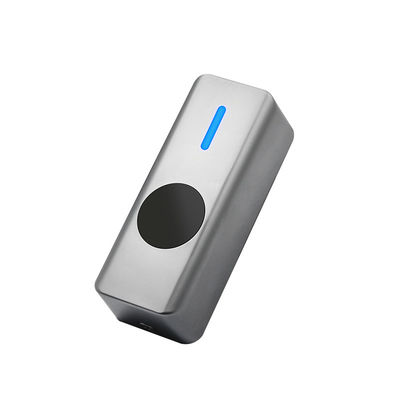 Botón de la salida de Mini Zinc Alloy Touchless Infrared, distancia sensible y IP68 ajustable, impermeable de retraso de tiempo