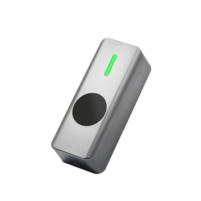 Botón de la salida de Mini Zinc Alloy Touchless Infrared, distancia sensible y IP68 ajustable, impermeable de retraso de tiempo