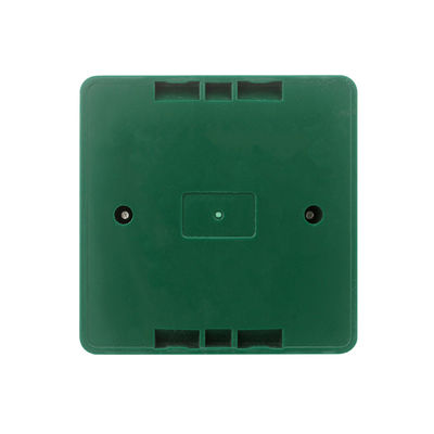Botón de lanzamiento grande de la puerta del interruptor del metal de BD851P 86*86m m con Backbox, con el texto inglés en el botón, conveniente a discapacitado