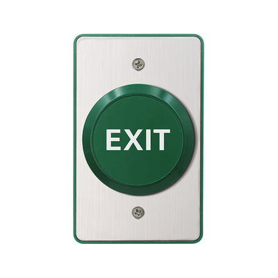 Botón de lanzamiento grande de la puerta del interruptor del metal de BD701E 115*70m m con Backbox, con el texto inglés en el botón, conveniente a discapacitado