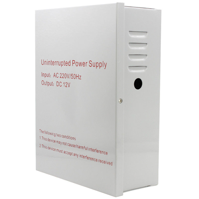 P1205B 12V, fuente de alimentación de Unitweeupted del control de acceso 5A, conveniente para el botón eléctrico del &amp;Exit de la cerradura